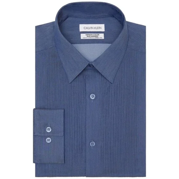 calvin klein infinite slim fit dress shirt Calvin Klein Infinite Non Iron Slim Fit Stretch Collar Button Down Dre main image 1